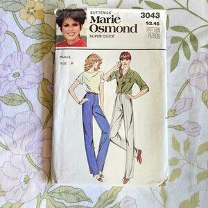 Vintage Sewing Pattern UNCUT Butterick 3043 Size 8-10-12